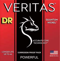 DR/VERITAS エレキギター弦 ACT ラウンドコアカンタムニッケルワウンド【VTE-9.VTE-9/46.VTE-10】