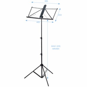 KIKUTANI/折りたたみ式譜面台 No.7 KMS-7B〈キクタニ〉