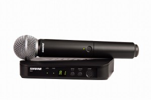 SHURE BLX24J/SM58-JB ボーカルワイヤレスシステム〈シュアー〉