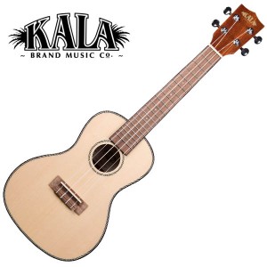 KALA KASCG-WBAG20_06 Solid Spruce Top Gloss Concert Ukulele w/bag コンサートウクレレ【カラ】 