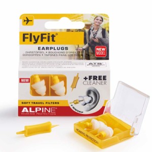 ALPINE HEARING PROTECTION  FlyFit MINI GRIP 航空機内用イヤープラグ 耳栓 〈アルパイン〉