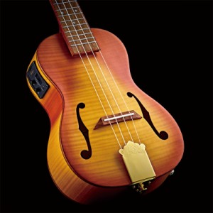 Ortega Guitars RUSL-HSB SALOON SERIES Ｆホール コンサートウクレレ プリアンプ付き〈オルテガ〉