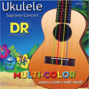 DR Strings UMCSC ウクレレ弦 MULTI-COLOR ソプラノ・コンサート用