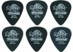 Jim Dunlop ピック 488R TORTEX Pitch Black Standard〈ダンロップ〉