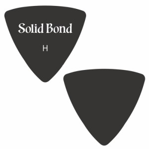 Solid Bond PR1-BKH Triangle Pick 1 Black Heavy 横山健シグネチュアピック 10枚【ソリッドボンド】 