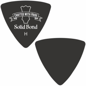 Solid Bond PR2-BKH Triangle Pick 2 Black Heavy 横山健シグネチュアピック 10枚【ソリッドボンド】 