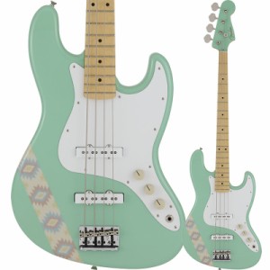 Fender Made in Japan Silent Siren Jazz Bass, Maple Fingerboard, Surf Green【フェンダージャパンあいにゃんモデルジャズベース】