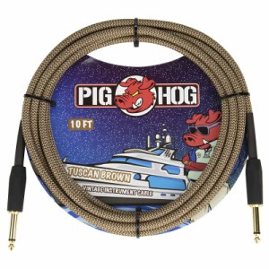 PIGHOG PCH10TBR 3m S/S シールド ギターケーブル 【ピッグホッグ】