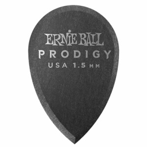 ERNIE BALL/1.5MM BLACK TEARDROP PRODIGY PICKS 6枚パック ピック ティアドロップ #9330【アーニーボール】