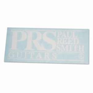 PRS Block Logo Window Decal, White カッテロゴ ステッカー〈Paul Reed Smith Guitar/ポールリードスミス〉