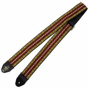 D'Andrea Ace Guitar Straps ACE-4 Bohemian Red ギターストラップ〈エース〉