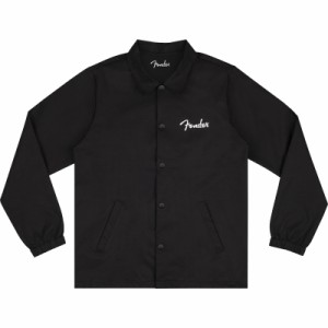 FENDER Spaghetti Logo Coaches Jacket, Black, Mサイズ コーチジャケット〈フェンダー〉