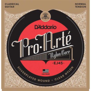 D'Addario EJ45 Silver/Clear/Normal クラシックギター弦〈ダダリオ〉