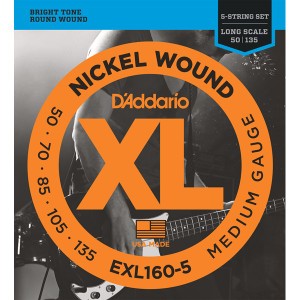 D'addario EXL160-5 エレキベース弦 5弦用〈ダダリオ〉