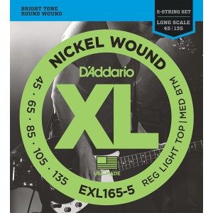 D'addario EXL165-5 エレキベース弦 5弦用〈ダダリオ〉