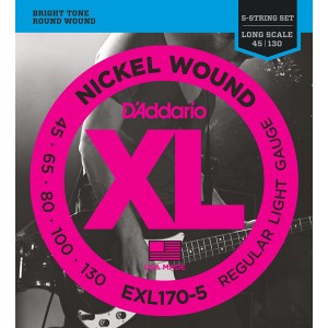 D'addario EXL170-5 エレキベース弦 5弦用〈ダダリオ〉