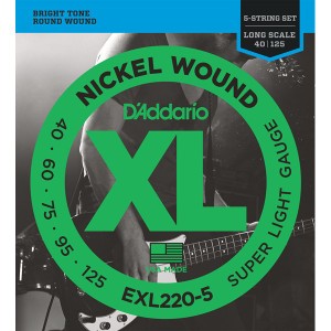 D'addario EXL220-5 エレキベース弦 5弦用〈ダダリオ〉