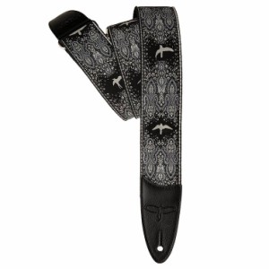 PRS 2" Guitar Strap, Custom Jacquard Birds Fleur, Charcoal ギターストラップ〈Paul Reed Smith/ポールリードスミス〉