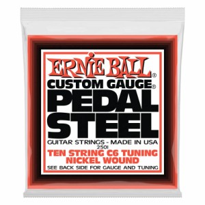 ERNIE BALL PEDAL STEEL 10-STRING C6 TUNING NICKEL WOUND 12-66 ペダルスティールギター弦 #2501【アーニーボール】