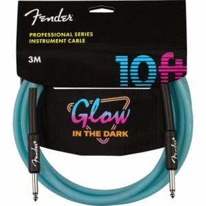 Fender Professional Glow in the Dark Cable, Blue, 10 フェンダー蛍光色ギターケーブル