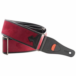 RightON!STRAPS DIVINE ギター ベース用ストラップ Red 〈ライトオン！ストラップ〉