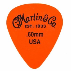 Martin 18AP5060 Orange .60mm ピック 12枚セット〈マーティン〉