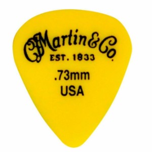 Martin 18AP5073 Yellow .73mm ピック 12枚セット〈マーティン〉