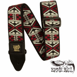 ERNIE BALL PRIMAL RED JACQUARD STRAP ストラップ [#5339]〈アーニーボール〉