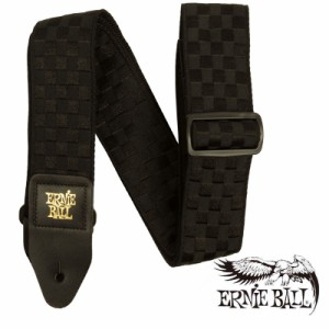 ERNIE BALL BLACK CHECKERS JACQUARD STRAP ストラップ [#5341]〈アーニーボール〉