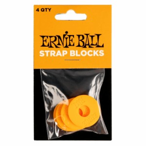 ERNIE BALL #5621 ORANGE STRAP BLOCKS ストラップ ブロック〈アーニーボール〉