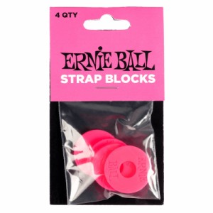 ERNIE BALL #5623 PINK STRAP BLOCKS ストラップ ブロック〈アーニーボール〉