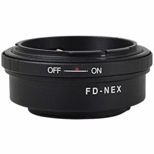 FD-NEX マウントアダプター Canon FDレンズ- Sony NEX Eカメラ装着用 レンズアダプター リング レンズマウントアダプター マウント変換ア