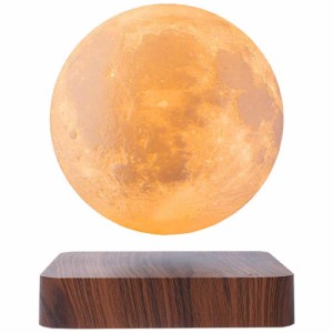 磁気浮上 月ライト 浮遊 月ランプ（3色切り替え/16色切り替え) ナイトライト テーブルランプ 回転 ムーンライト 間接照明 月面3Dプリント