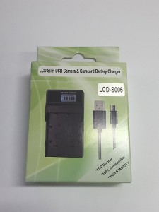 パナソニック Panasonic CGA-S005/RICOH DB-60/DB-65 ( DMW-BCC12) 対応 互換USB充電器 LCD付 デジカメ用USBバッテリーチャージャー