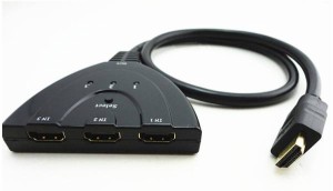 HDMI切替器/セレクター 3HDMI to HDMI（メス→オス） ☆3D対応 V1.4（ 3入力 to 1出力）