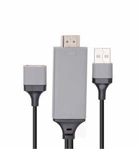 【送料無料】iPad / iPhone to HDMI 変換アダブター  Lightning to HDMI 変換ケーブル テレビ接続 1080P 高解像度 