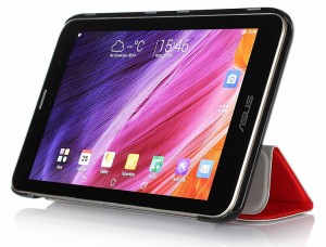 【送料無料】Asus Fonepad 7 FE170CG/FE7010CG 専用保護ケース 超薄型 超軽量　マグネット開閉式 三つ折 高級PU レザーケース☆全8色