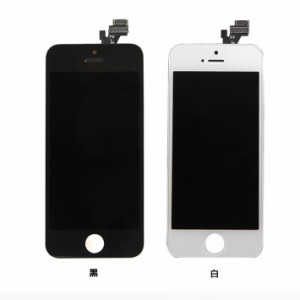 iPhone5C 修理用フロントパネル（フロントガラスデジタイザ）☆ ブラックorホワイト☆ タッチパネル 液晶パネルセット