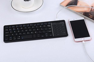 Bluetooth キーボード タッチパッド 超薄型 無線 ワイヤレスキーボード Windows、Android、iOS対応 ☆