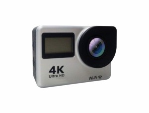 【送料無料】4K Wi-Fi アクションカム スポーツ カメラ 高感度 ツインディスプレイ 30メートル防水ハウジング 170度ワイド広角レンズ