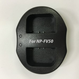 互換2口同時充電可能USB充電器 SONY NP-FV50対応デュアルチャネル USBバッテリーチャージャー