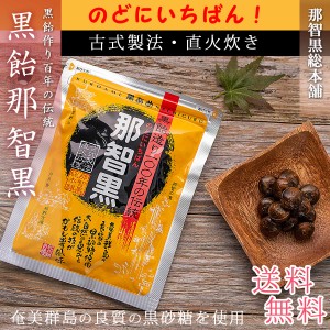 【送料無料】 那智黒飴 170g×10袋 飴 のど飴 のどあめ 【 懐かしい 100年の歳月 黒あめ 那智黒 】（ 着色料・香料不使用 ） キャンディ 