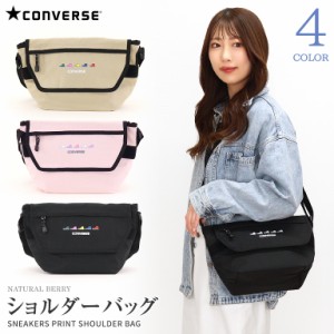 CONVERSE コンバース スニーカー プリント メッセンジャーバッグ ショルダーバッグ メンズ レディース 男女兼用 80210400