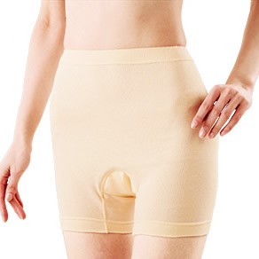 尿漏れパンツ 失禁パンツ 3枚セット 日本製 綿100％ 女性用 失禁ショーツ 深ばき さわやか 安心パンツ 3分丈 消臭 拡散 吸水 防水