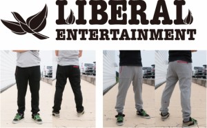 リベラル　LIBERALentartainment スエットパンツ　マイクロベロア　送料無料