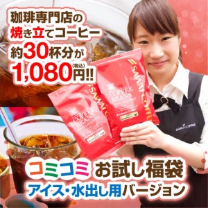 【澤井珈琲】送料無料 専門店のお試しアイスコーヒー 初めましての福袋アイス・水出しコーヒー福袋 (追跡ゆうメール/コンビニ・代引き不