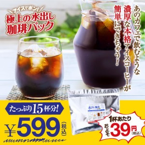 【澤井珈琲】アイスでポン！コーヒー専門店の極上の水出し珈琲パック 5袋入り　※送料別