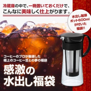 【澤井珈琲】HARIO 水出し珈琲　ミニポット福袋(600ml/水出しコーヒー/ガラス/サーバー/ハリオ) ※冷凍便不可