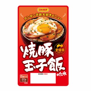 送料無料 焼き豚玉子飯のたれ ５人前（20g×5P）日本食研/2283ｘ６袋セット/卸 カンタン子供大好きメニュー