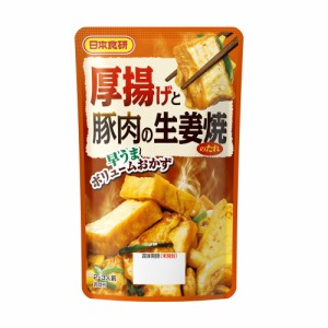 厚揚げと豚肉の生姜焼のたれ 日本食研/5147 2〜3人前 １００ｇｘ４袋セット/卸